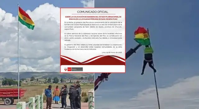 Cancillería resta tensión a presencia de bandera boliviana en territorio&nbsp;nacional